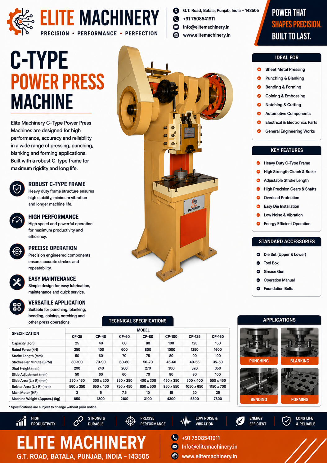 C-type Power Press machine - Image 2