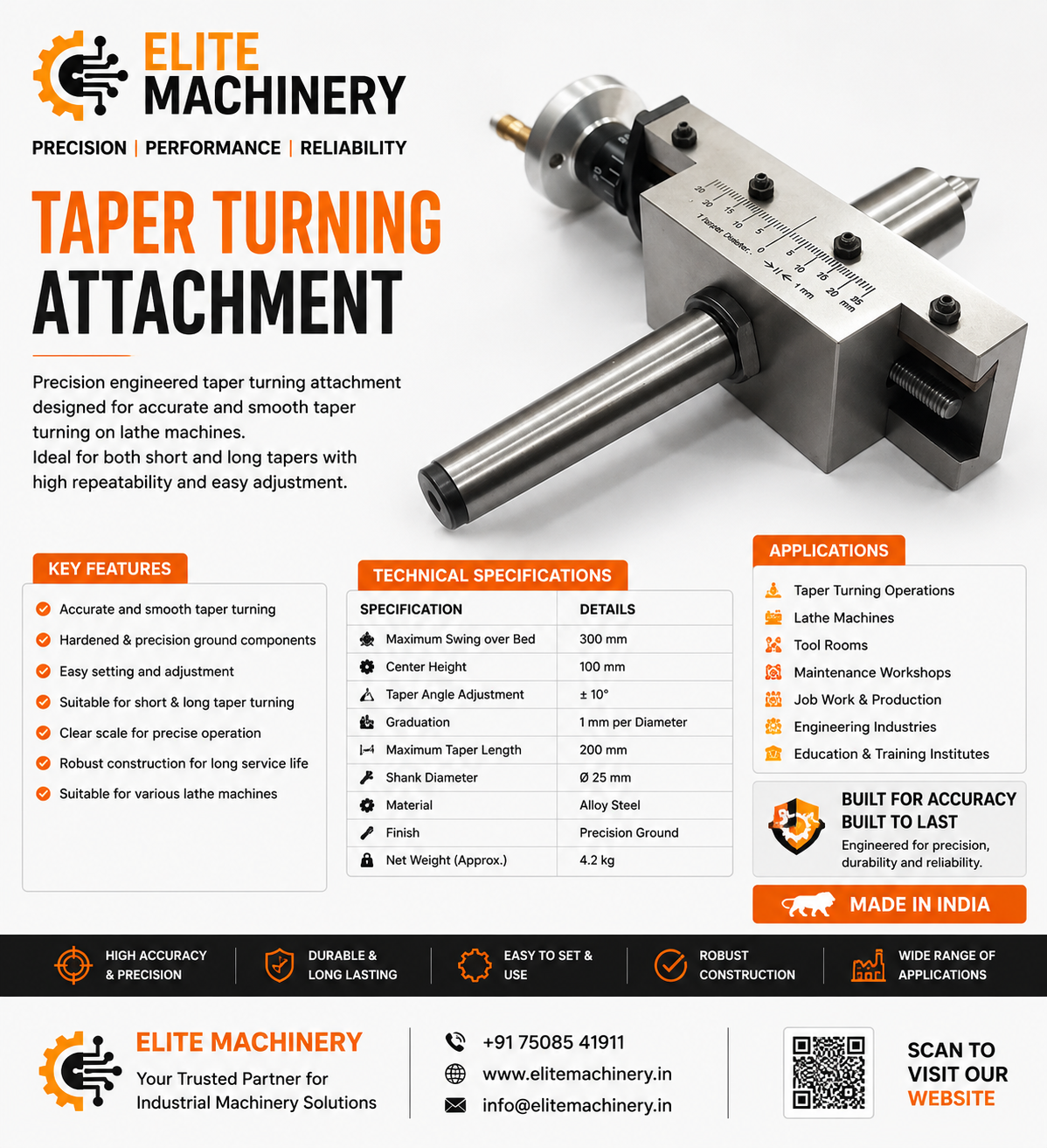 Taper turning Attachment - Image 2