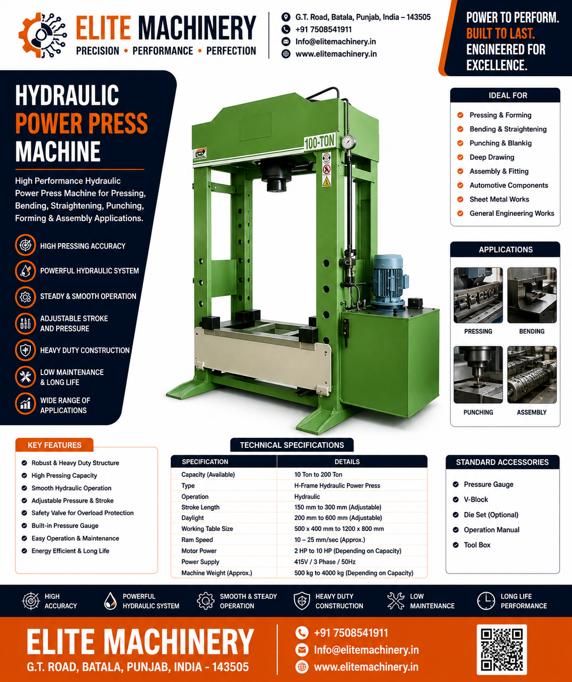 Hydraulic Power Press Machine - Image 2