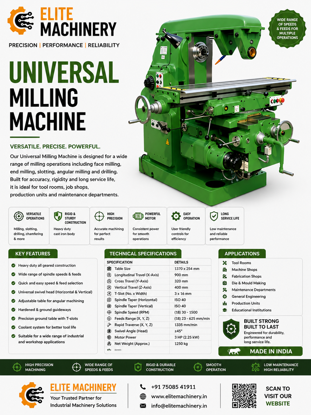 Universal Milling Machine - Image 2