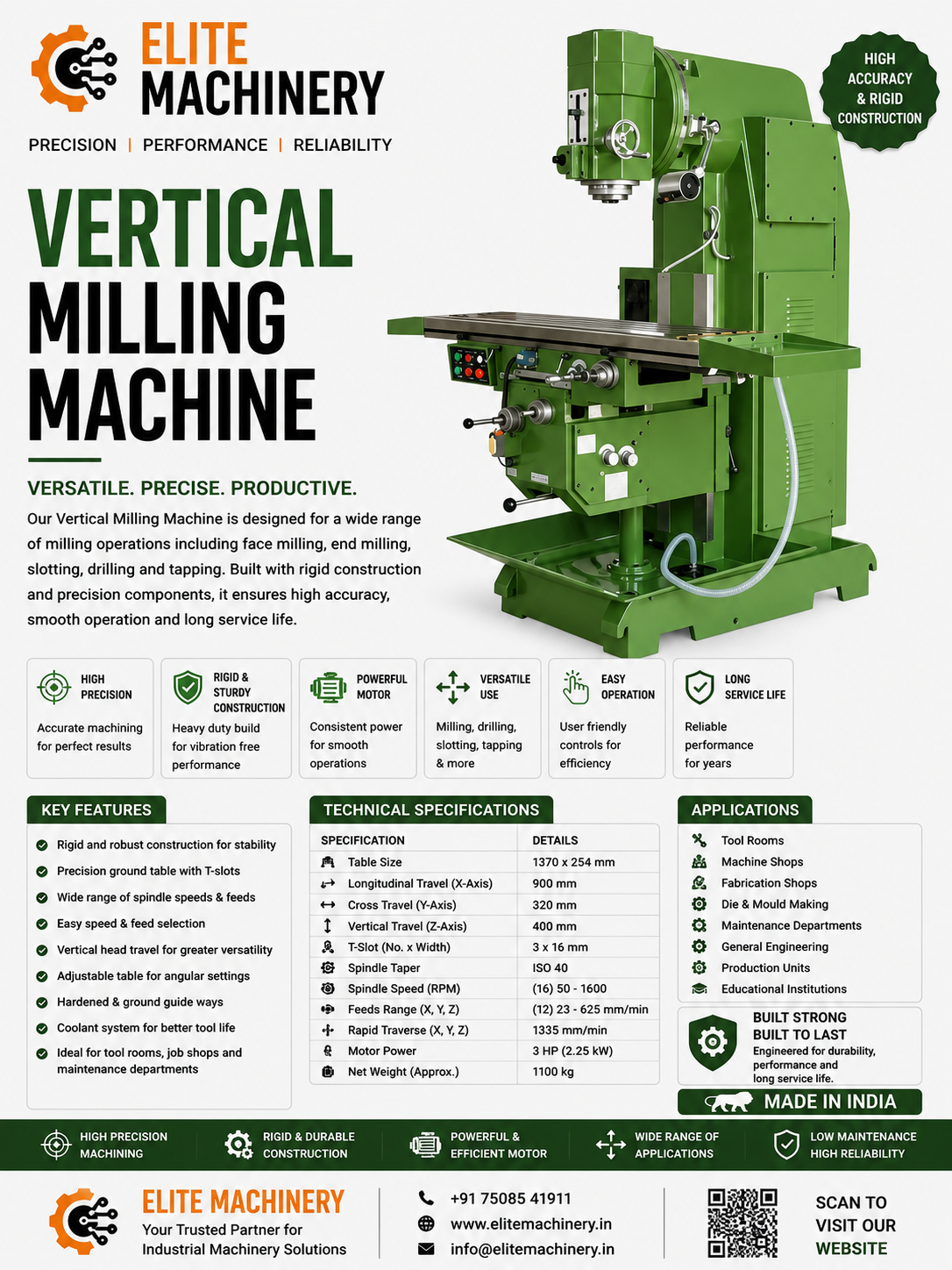 Vertical Milling Machine - Image 2