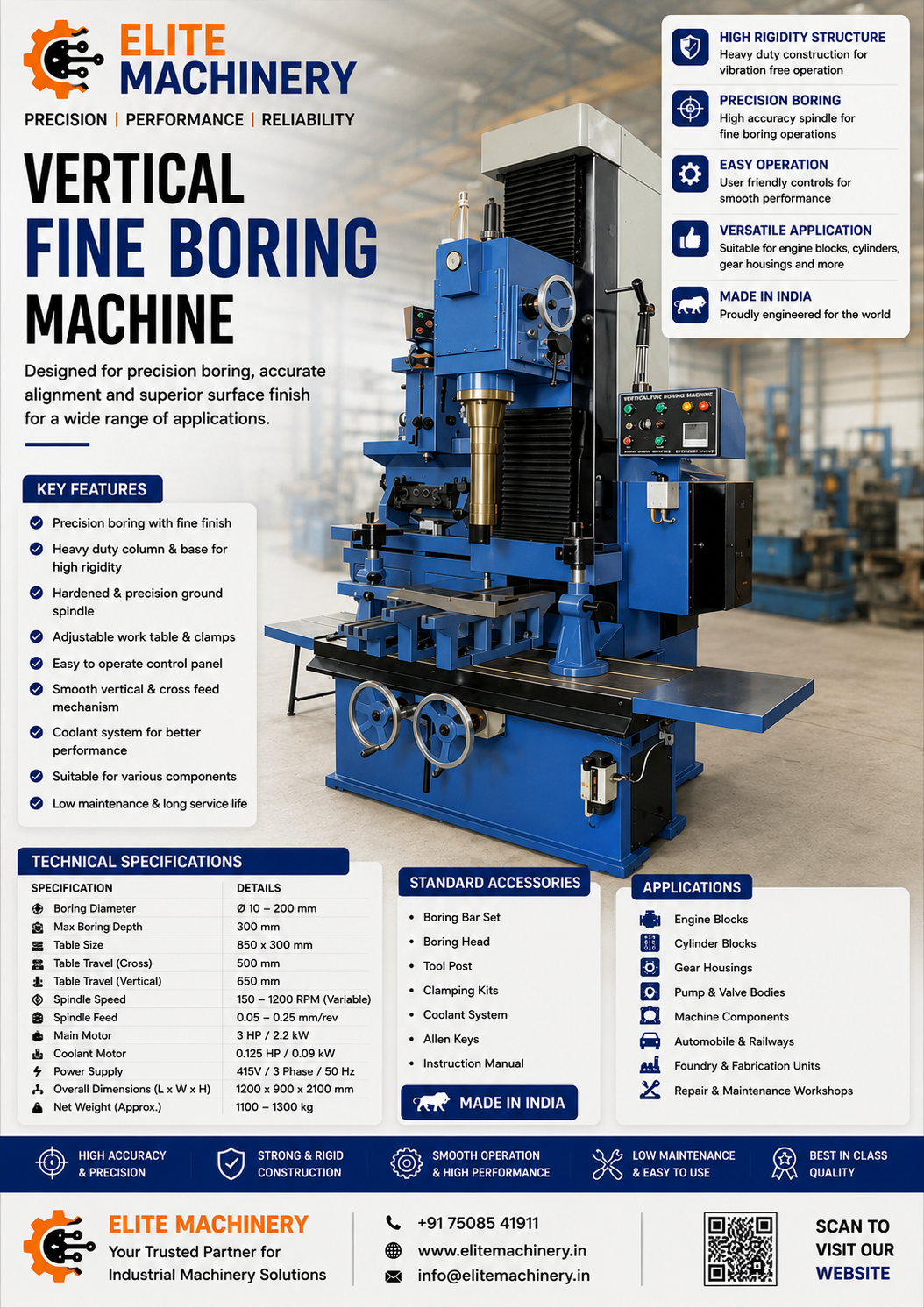 Vertical fine boring machine - Image 2